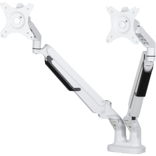 Liftor Arm DA02, suport pentru 2 monitoare, alb