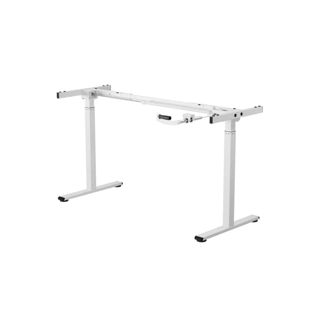 Liftor Entry, cadru birou reglabil manual, alb
