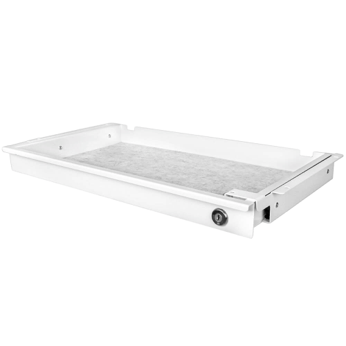 Liftor Safety Slim, sertar cu încuietoare, alb