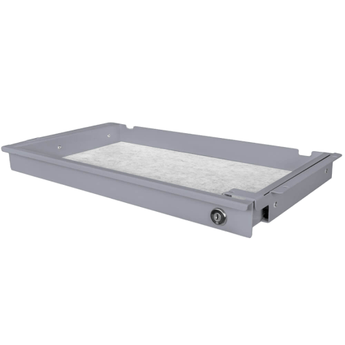 Liftor Safety Slim, sertar cu încuietoare, gri